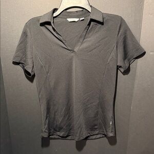 Lady Hagen Black Short Sleeve Polo